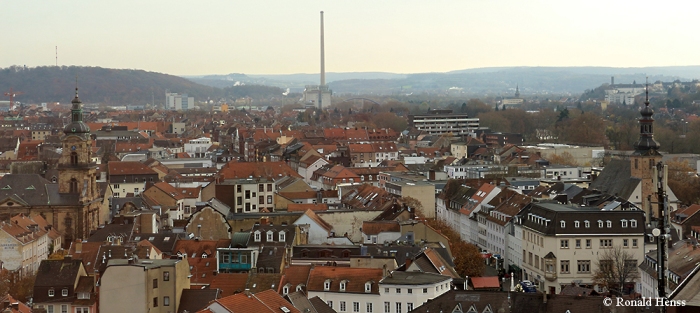 Saarbrücken-Panorama Blick nach Osten